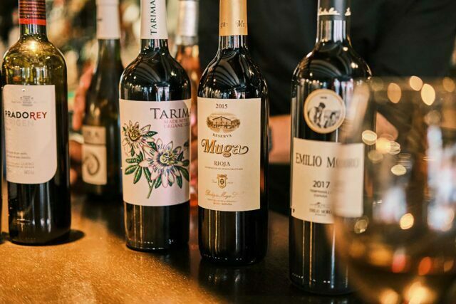 Choice of Wines at El Pirata Mayfair Best London Tapas Bar