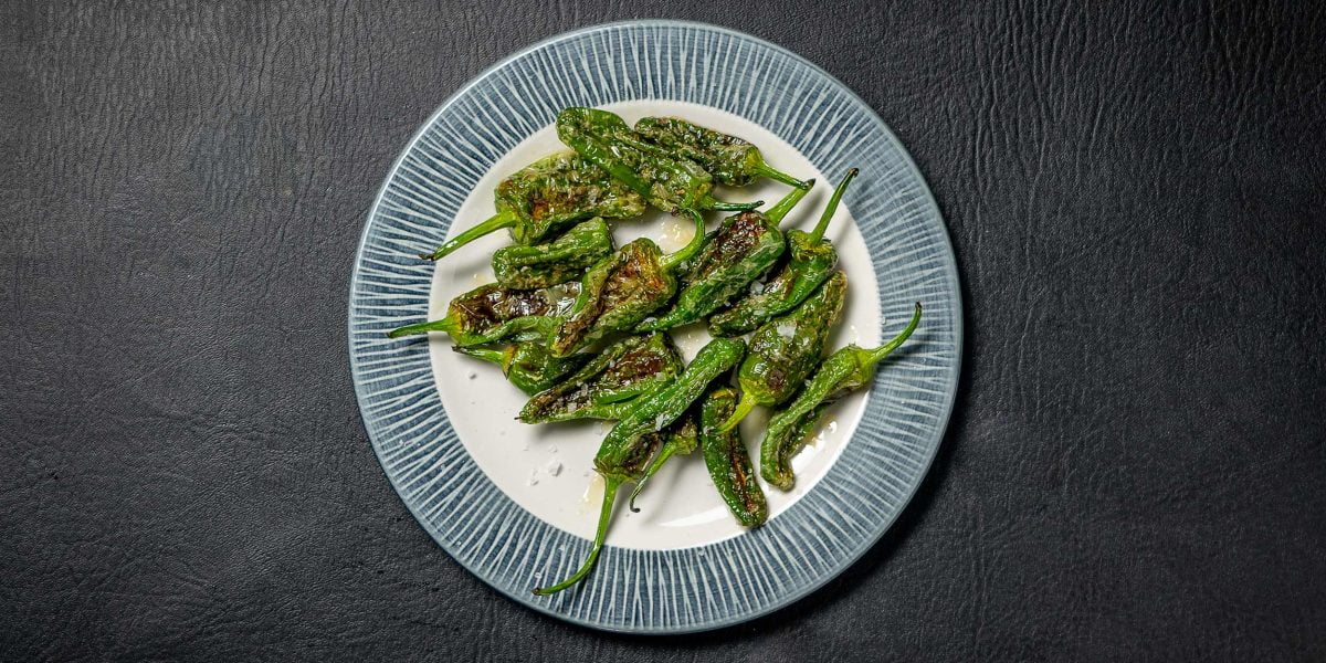 Tapas bar London enjoy pimientos de padron in Mayfair