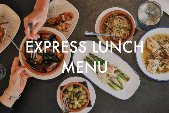 Lunch set menu Mayfair Spanish Mediterranean restaurant