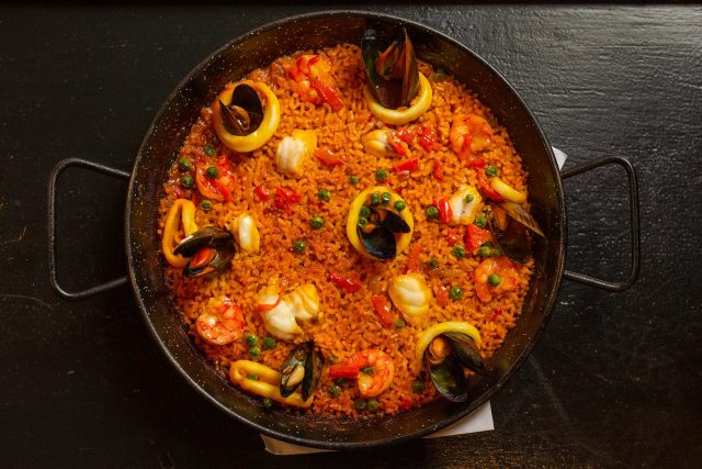 Spanish Tapas Bar London Mayfair Paella Spanish Rice Seafood