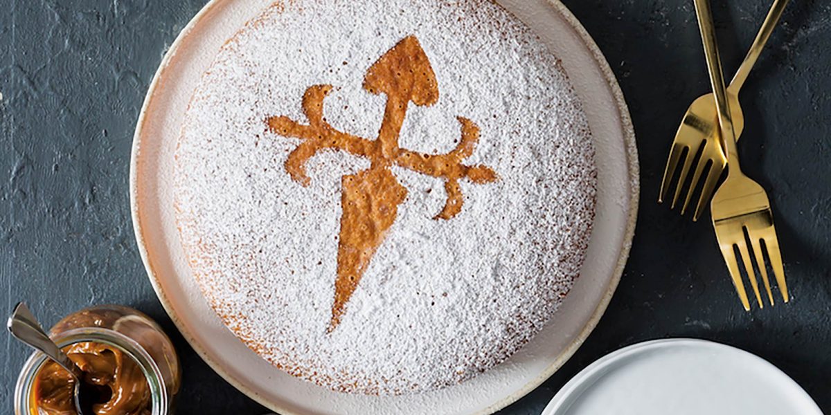 Tarta de Santiago at Restaurant Mayfair Best Spanish Tapas Bar in London