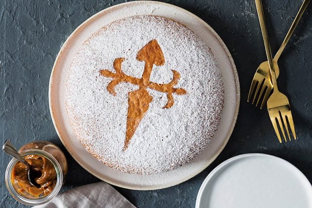 Tarta de Santiago at Restaurant Mayfair Best Spanish Tapas Bar in London