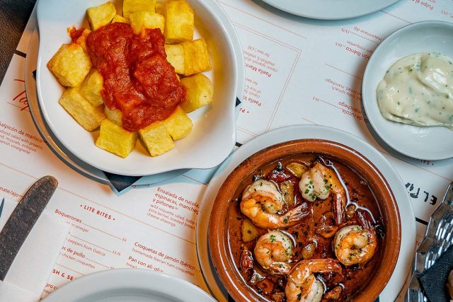 Brunch Spanish restaurant London tapas bar Mayfair Piccadilly Green Hyde Park corner near me