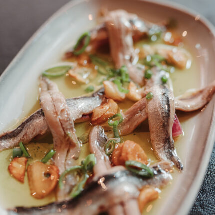 Boquerones tapas de sardinas en El Pirata Mayfair - boquerones en nuestro Bar Restaurante