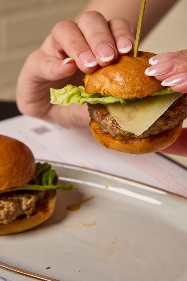 Chicken burger tapas dish Mayfair delicious Spanish food