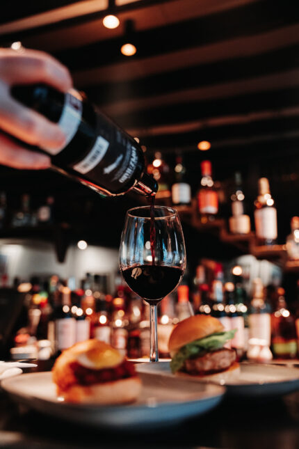Spanish Wines Complimentary glass of cava served for early Christmas party bookings