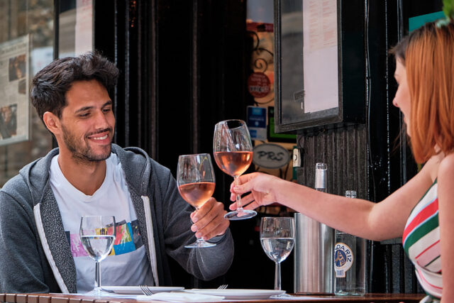 Couples romantic dining Valentine's menu Mayfair