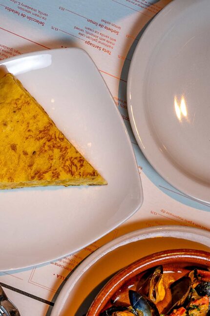 Daily freshly prepared Spanish tortilla tapas classic