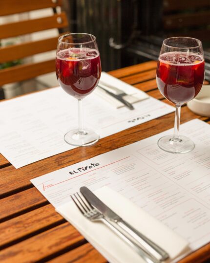 Outside casual dining al fresco wine sun Mayfair