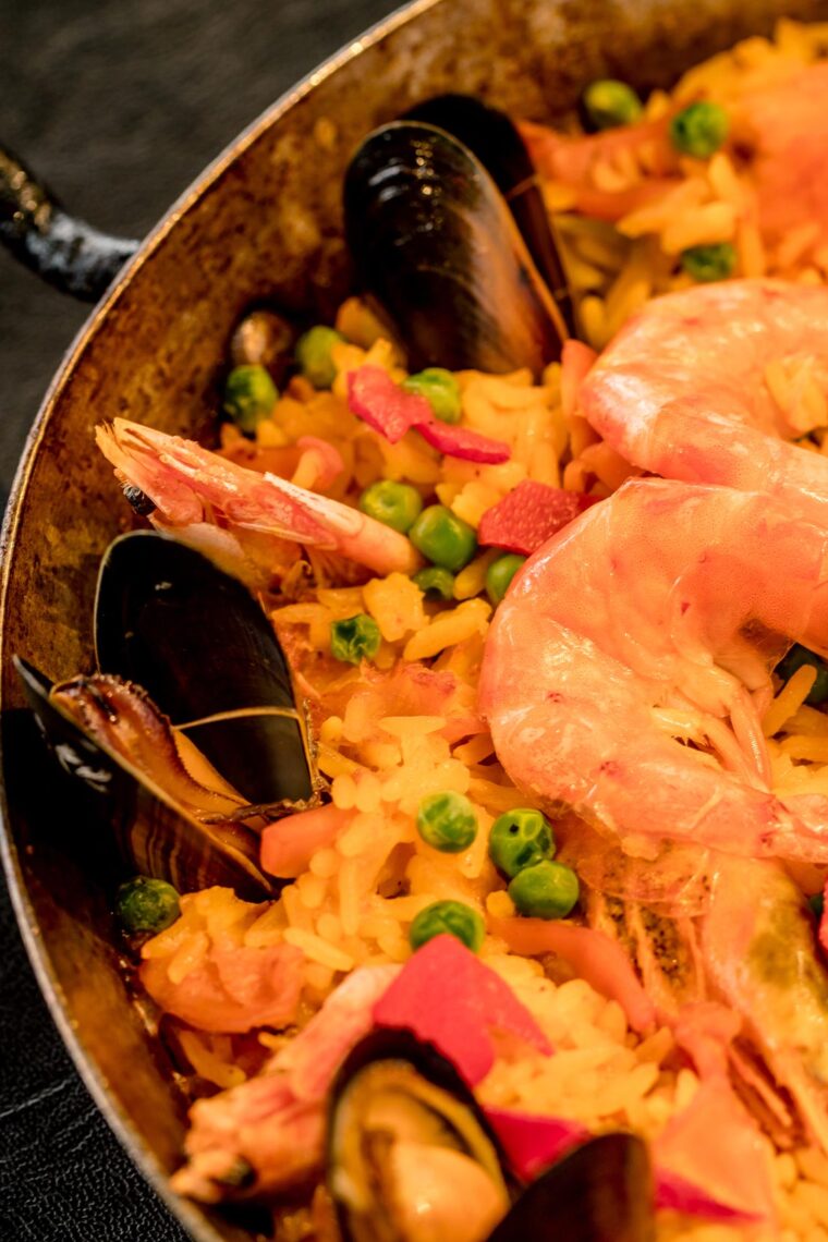 Paella London tapas bar seafood Marinara