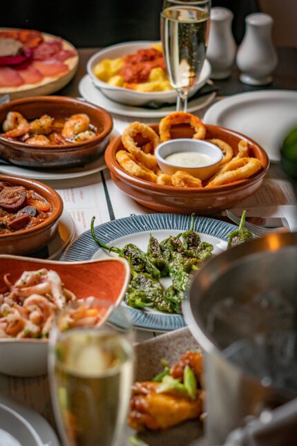 Menú de tapas para grupos y para compartir en Mayfair