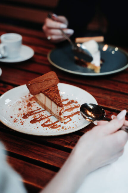 Romantic desserts Valentine's dining candles Mayfair restaurant
