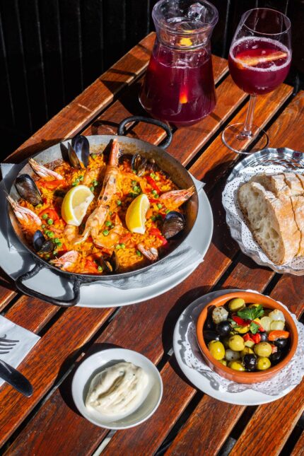 Sangria in London freshly prepared traditional way