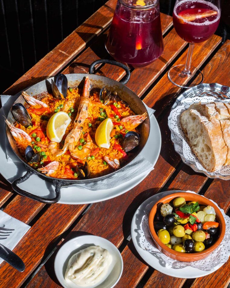Sangria in London freshly prepared traditional way