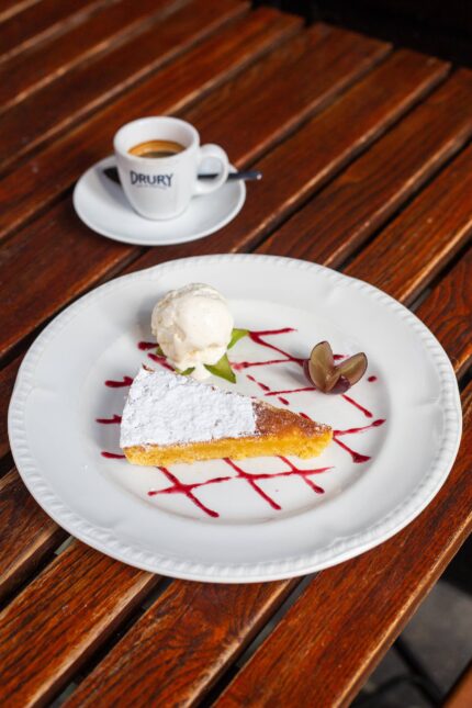 Tarta Santiago in London Mayfair Spanish famous dessert
