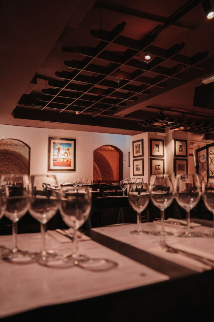The long bar at Iconic tapas bar in London El Pirata of Mayfair